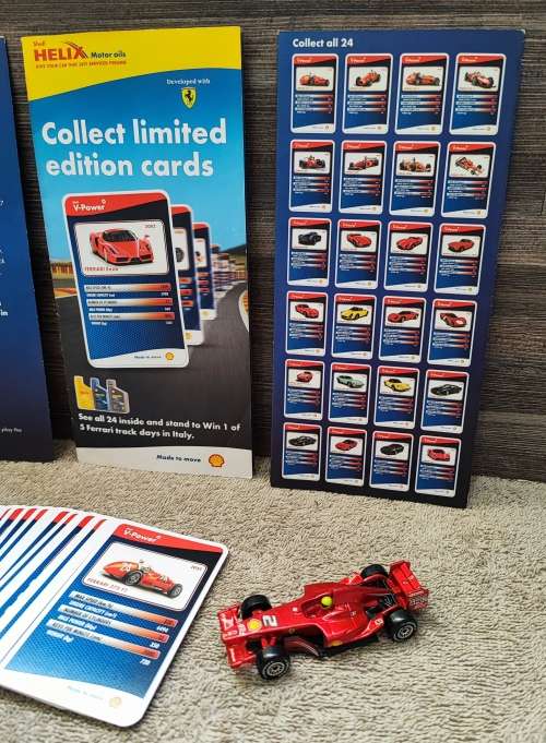 2007 Shell V Power Ferrari Cards(Complete Set)