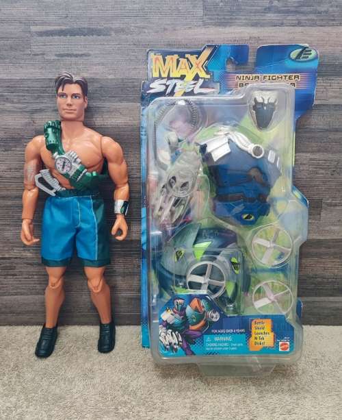 1998 Mattel Max Steel with Accessories