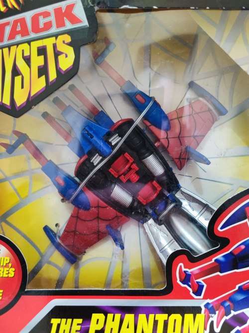 Vintage 1997 Toy Biz Spiderman Mini Figurine Playset