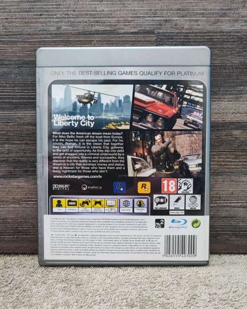PlayStation 3 Game Grand Theft Auto IV