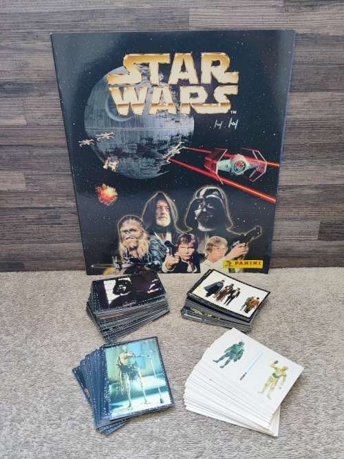 1996 Panini Star Wars Sticker Album & Complete Sticker Collection