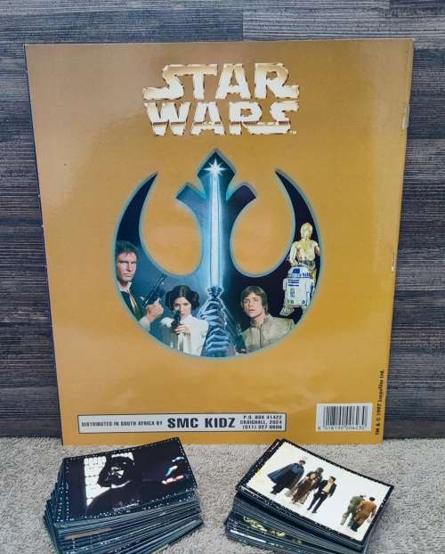 1996 Panini Star Wars Sticker Album & Complete Sticker Collection