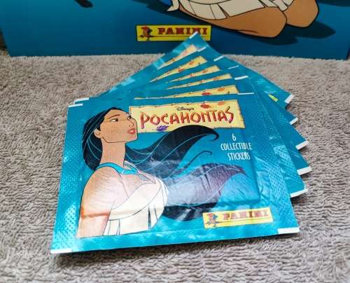 1995 Panini Disney`s Pocahontas Sticker Album & Collectible Stickers
