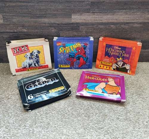 Vintage Panini Collectible Stickers