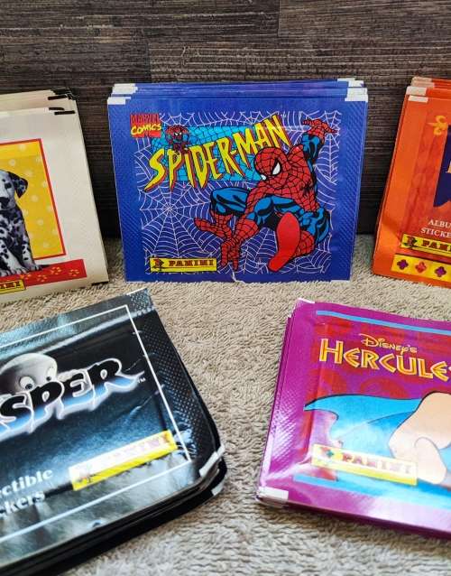 Vintage Panini Collectible Stickers