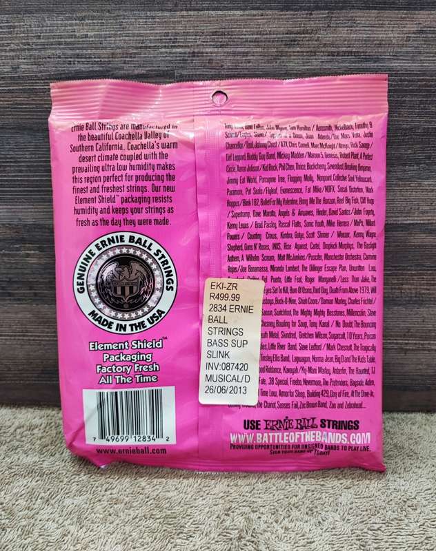 2013 Ernie Ball Super Slinky Bass 45 - 100