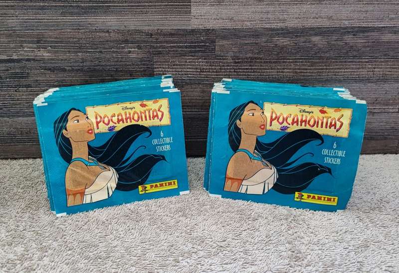 1995 Panini Disney`s Pocahontas Collectible Stickers