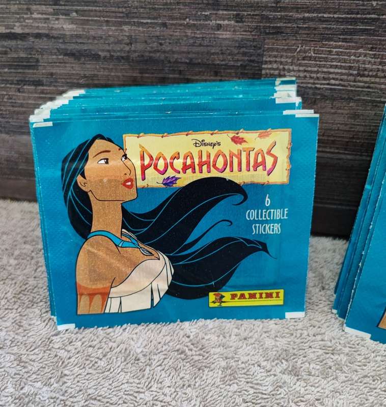 1995 Panini Disney`s Pocahontas Collectible Stickers