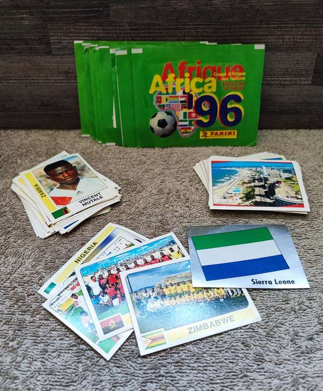1996 Panini African Cup of Nations Soccer Collectible Stickers