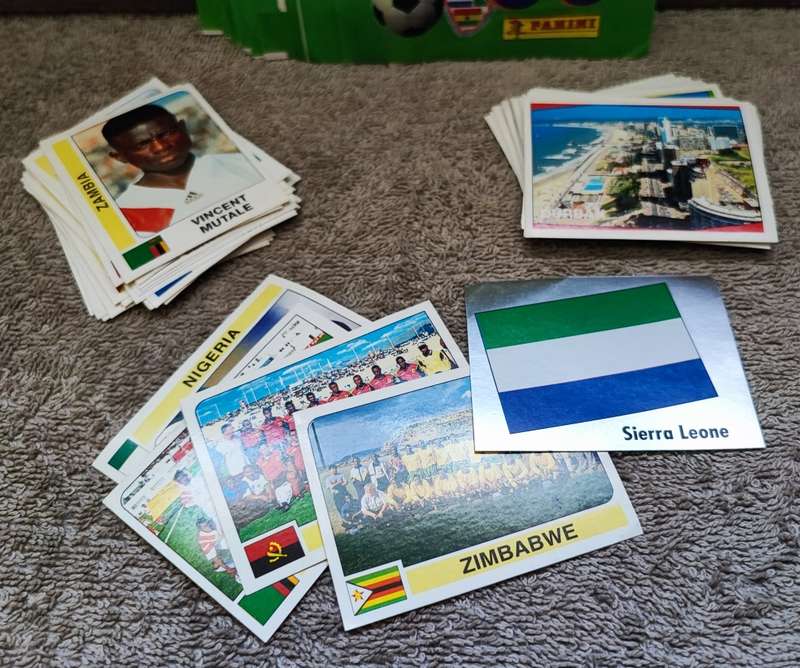 1996 Panini African Cup of Nations Soccer Collectible Stickers