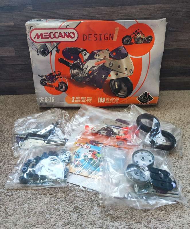 2003 Meccano Motorcycle Set