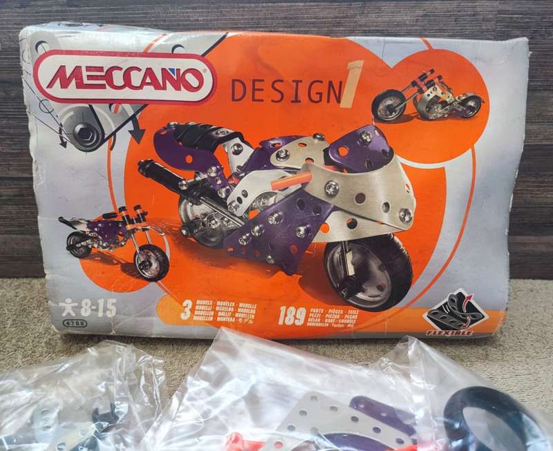 2003 Meccano Motorcycle Set