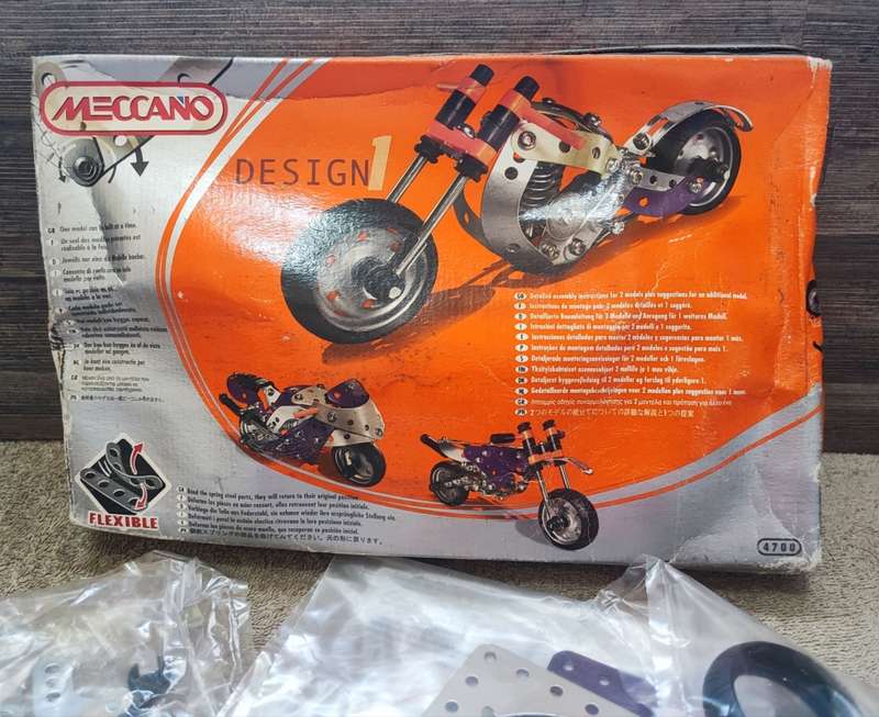 2003 Meccano Motorcycle Set