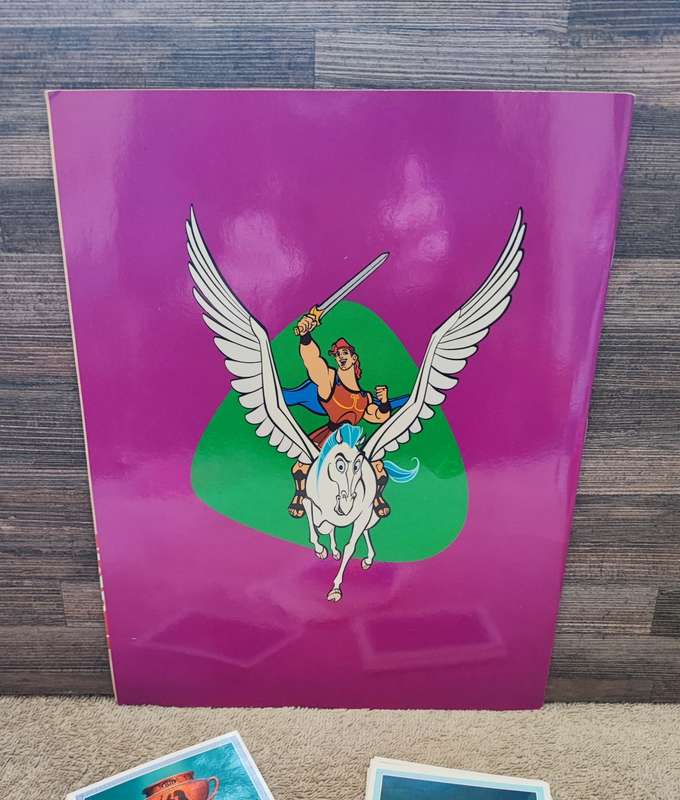 1996 Panini Disney`s Hercules Sticker Album & Complete Sticker Collection