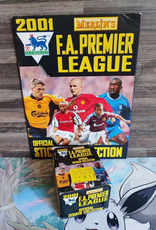2001 Merlin`s by Topps F.A. Premier League Soccer Sticker Album & Collectible Stickers