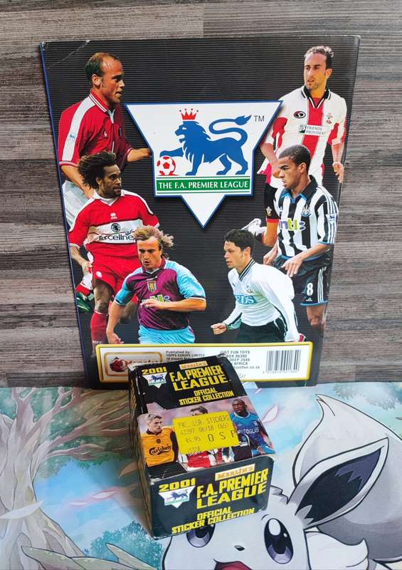 2001 Merlin`s by Topps F.A. Premier League Soccer Sticker Album & Collectible Stickers
