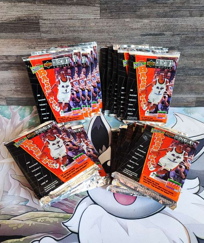 96/97 Upper Deck NBA Basketball Collectible Cards(Bid per packet)