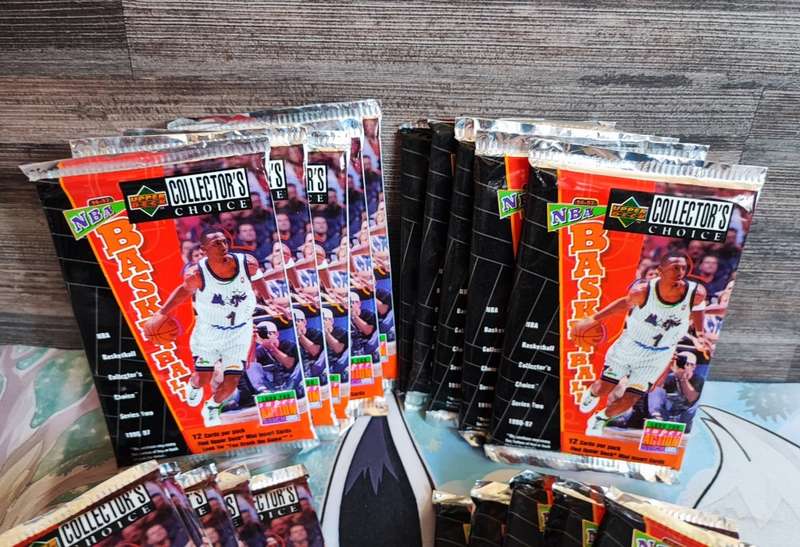 96/97 Upper Deck NBA Basketball Collectible Cards(Bid per packet)