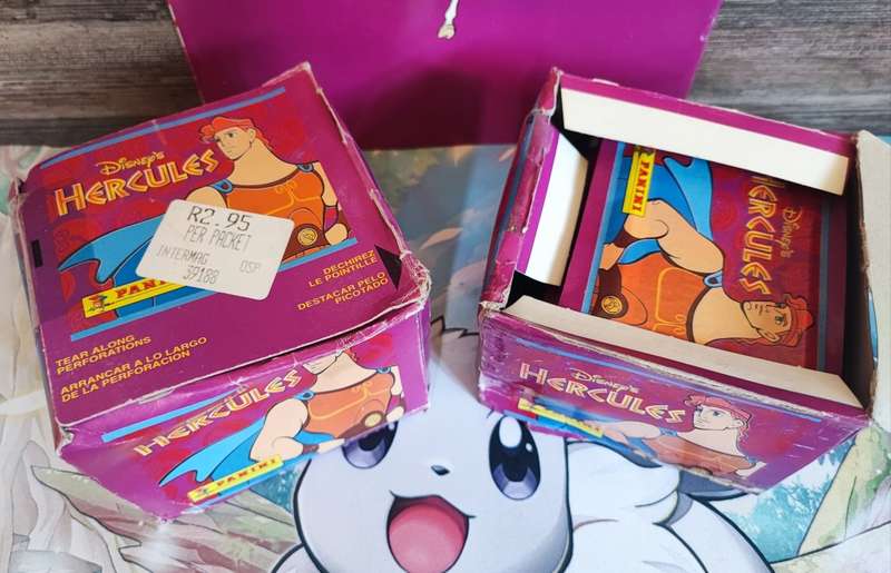 1996 Panini Disney`s Hercules Sticker Album & Collectible Stickers