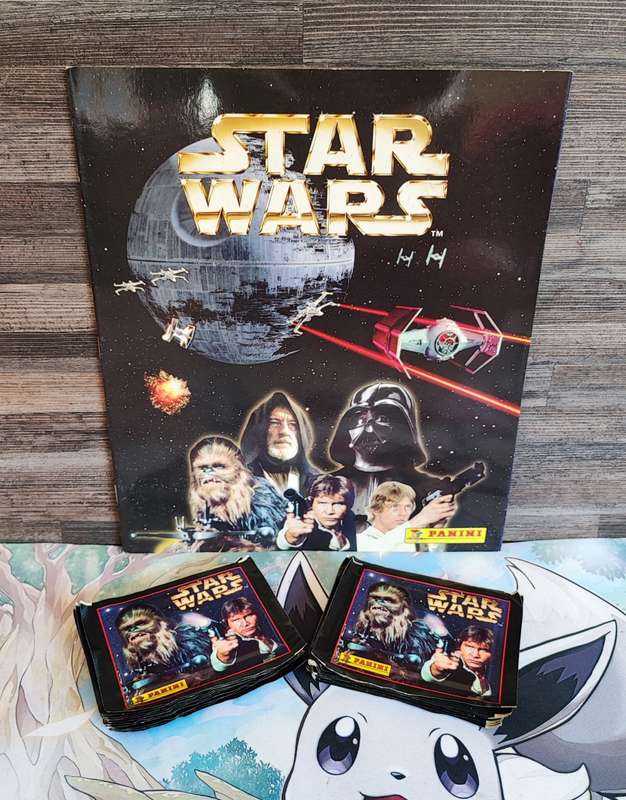 1996 Panini Star Wars Sticker Album & Collectible Stickers