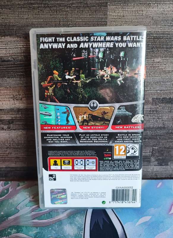 PSP Game Star Wars Battlefront Renegade Squadron