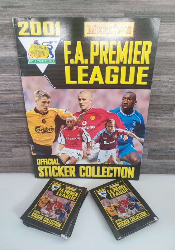 2001 Merlin`s by Topps F.A. Premier League Soccer Sticker Album & Collectible Stickers
