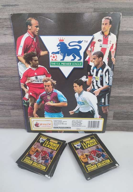 2001 Merlin`s by Topps F.A. Premier League Soccer Sticker Album & Collectible Stickers