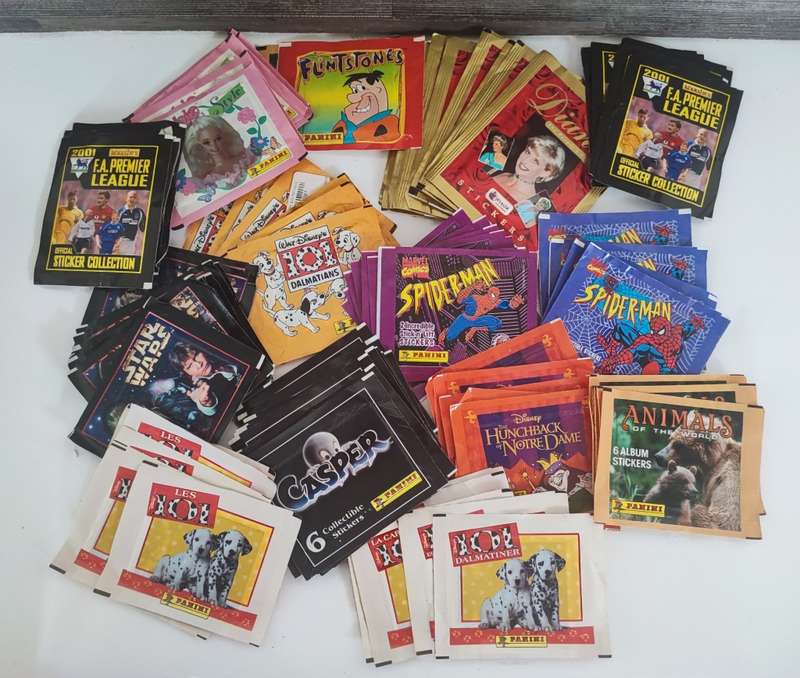 Panini/Topps Mixed Sticker packets(100 x sticker packets)