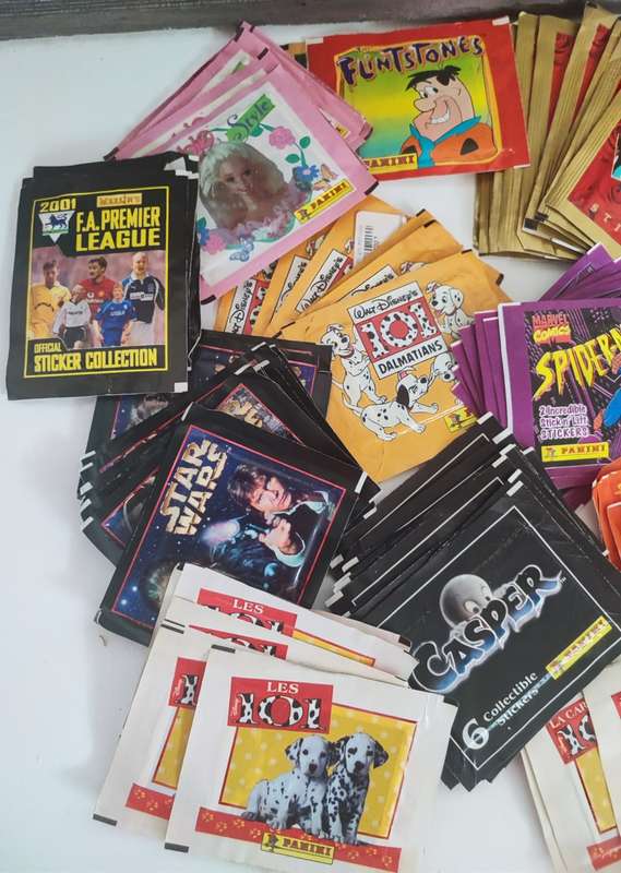 Panini/Topps Mixed Sticker packets(100 x sticker packets)