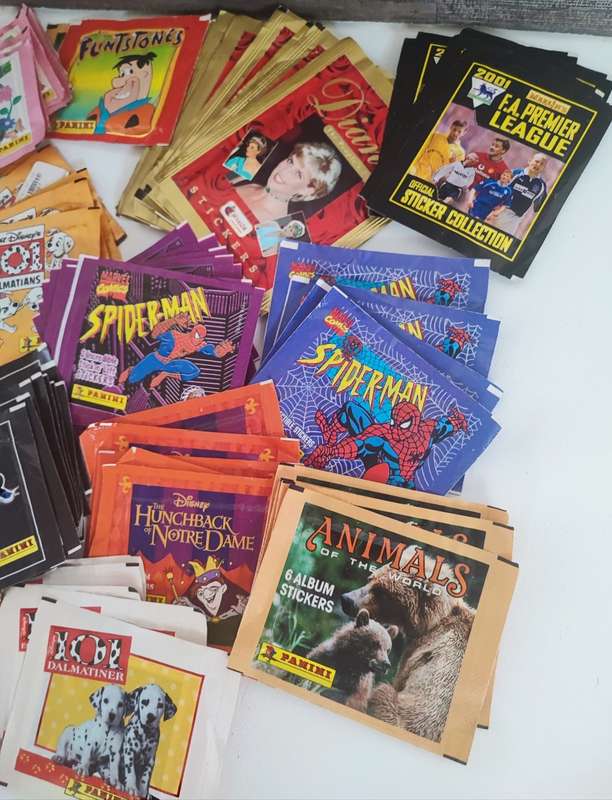 Panini/Topps Mixed Sticker packets(100 x sticker packets)
