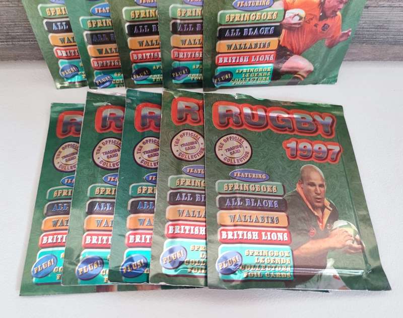 Vintage 1997 Panini Rugby Collectible Cards(Packet Bundle)