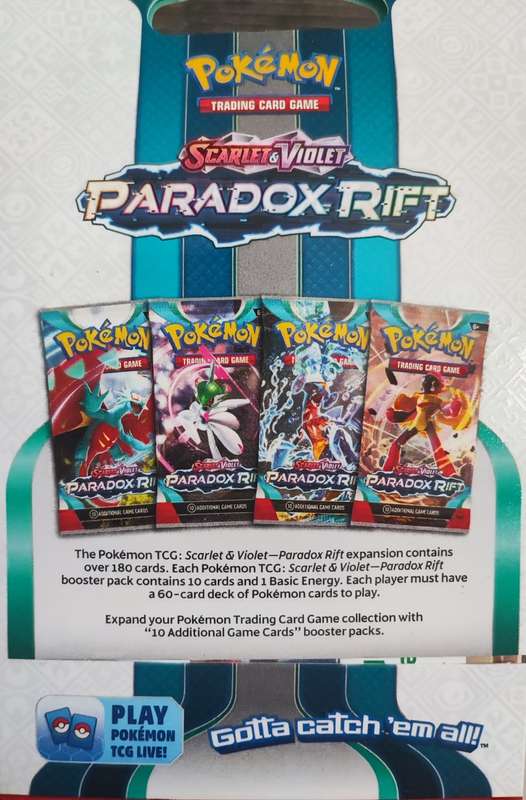 Pokémon TCG Scarlet & Violet 4 : Paradox Rift Booster Pack