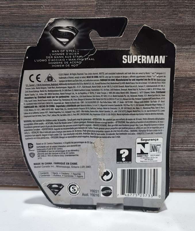 2013 Mattel Man of Steel Silver Superman