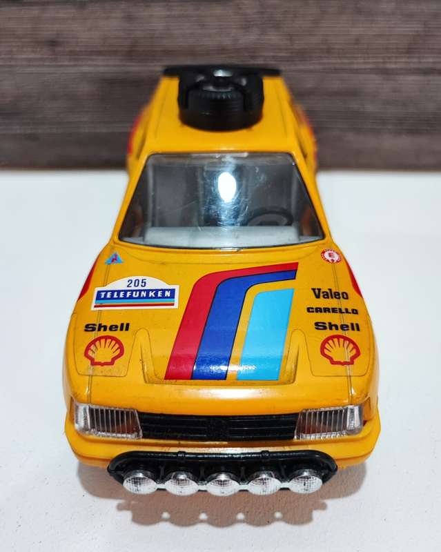 Vintage Bburago Renault Peugeot 205 Turbo Die Cast Model