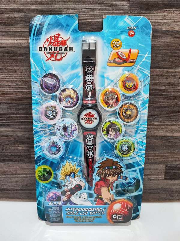 Bakugan LCD Watch with Interchangeable Dials