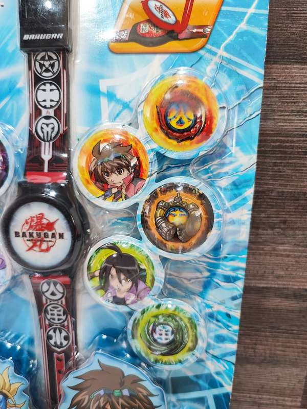 Bakugan LCD Watch with Interchangeable Dials