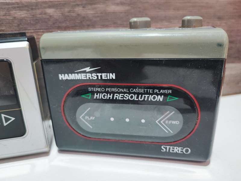 Vintage Portable Cassette Player Collection - Sony Walkman