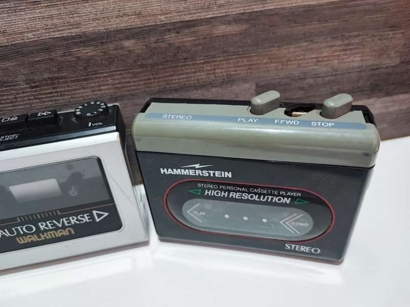 Vintage Portable Cassette Player Collection - Sony Walkman