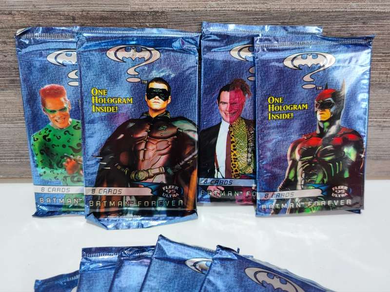 1995 Fleer Batman Forever Trading Cards(Bid per packet)