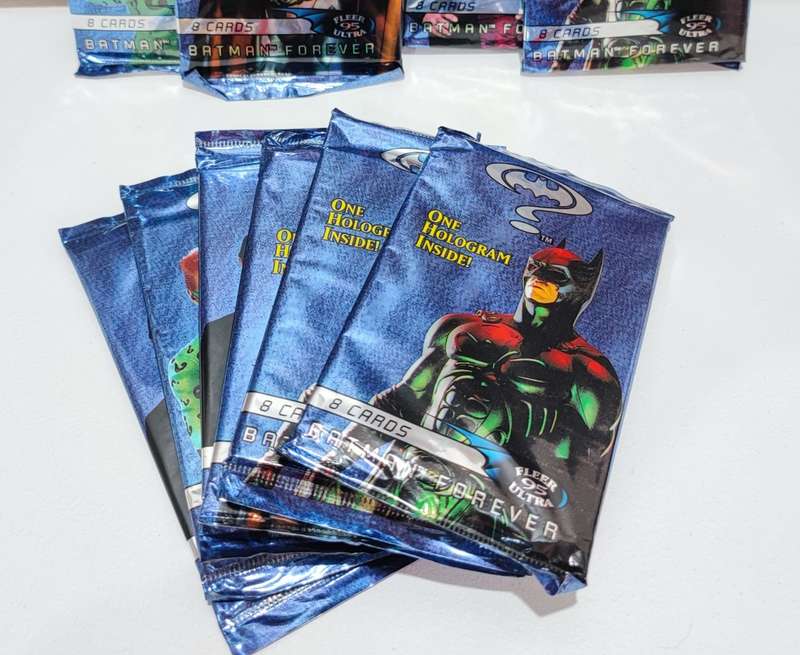 1995 Fleer Batman Forever Trading Cards(Bid per packet)