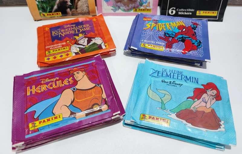 Panini Mixed Sticker packets combo(One bid for all)