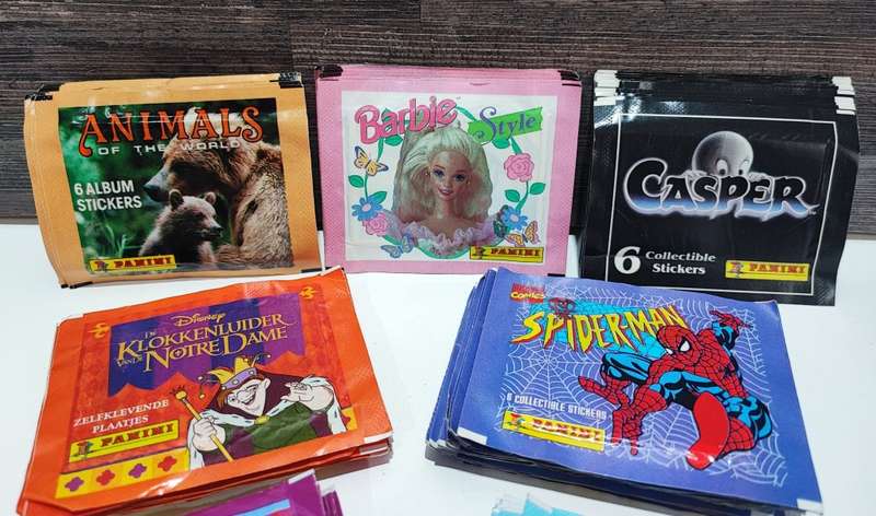 Panini Mixed Sticker packets combo(One bid for all)