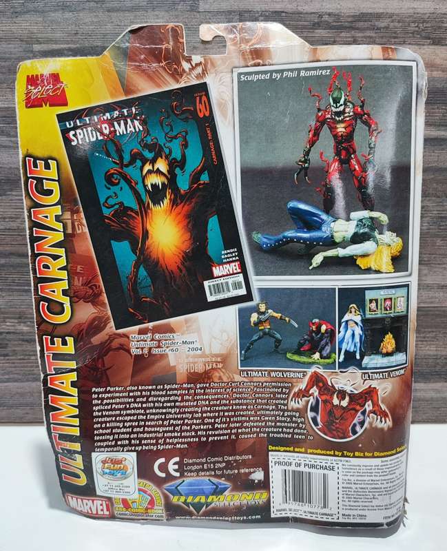 Vintage 2005 Marvel Diamond Select - Ultimate Carnage