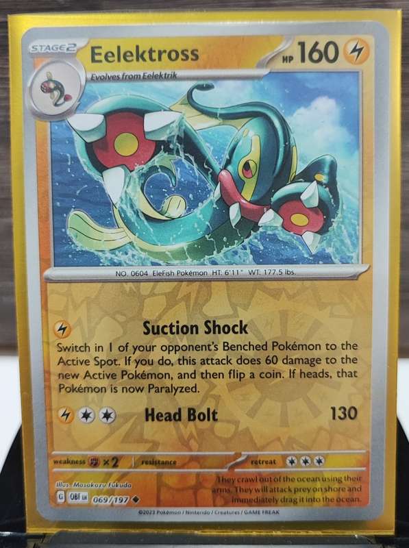 Pokémon TCG Eelektross Reverse Holo 069/197