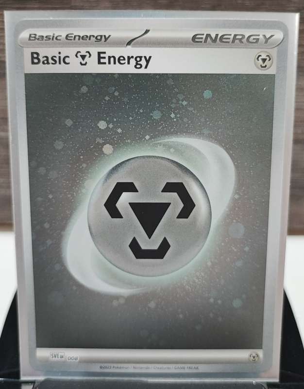 Pokémon TCG Metal Energy Holo SVE 008