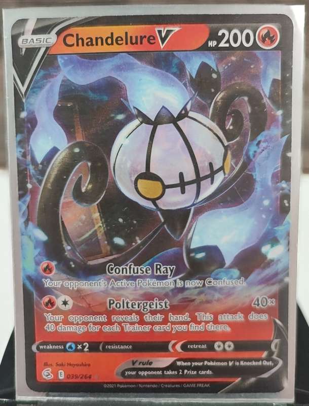 Pokémon TCG Chandelure V Holo 039/264