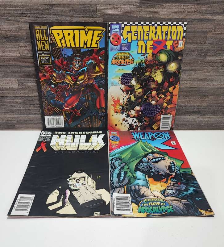 Vintage 1995/1996 Marvel Comic Book Collection