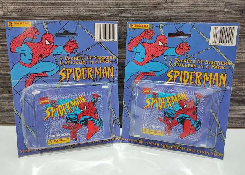 1995 Panini Spiderman Collectible Stickers(Bid per box)