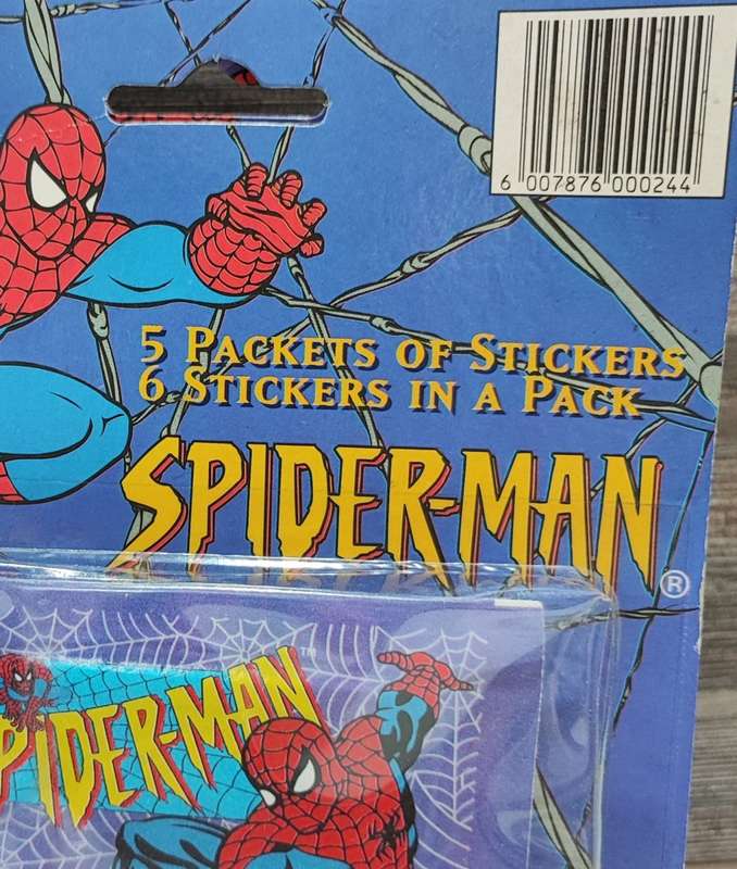 1995 Panini Spiderman Collectible Stickers(Bid per box)
