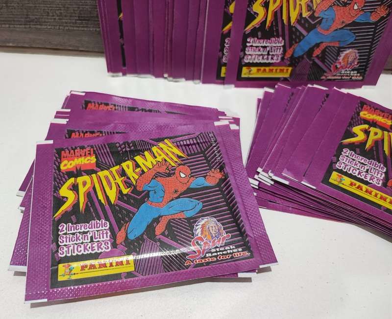 1998 Panini Marvel`s Spiderman Collectible Stickers